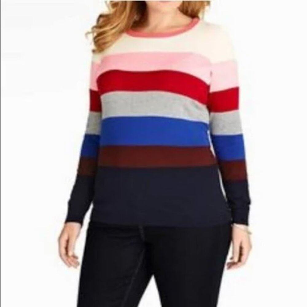 NWT Talbots Striped Sweater Size 3X